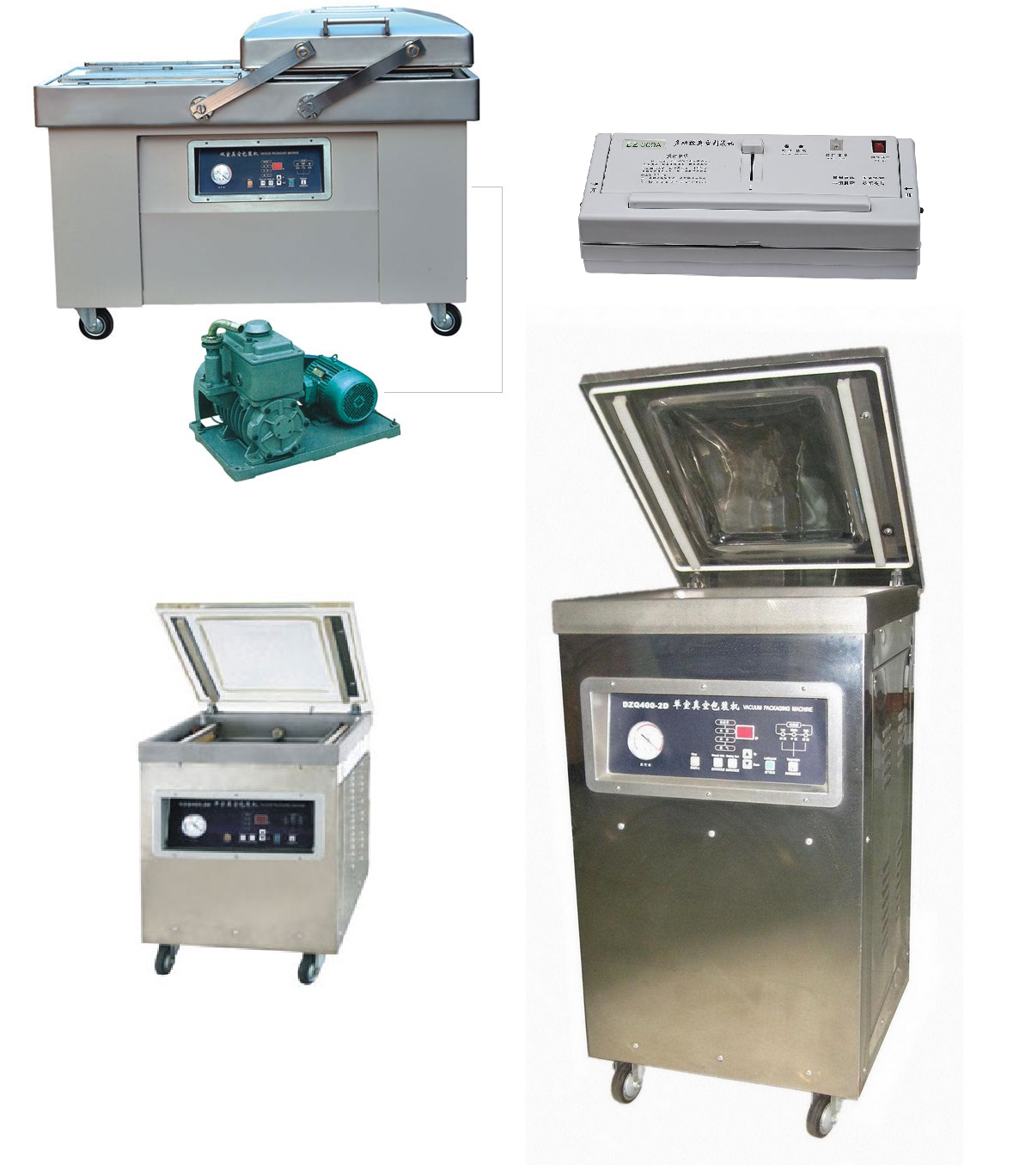 Vacuum packaging machine units – DZ400GP-2SD (GAS FLUSH) STAINLESS ...