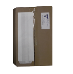 Flat & Satchel Bags (white) greaseproof food bags - Hotdog (90/100mm wide (+ 45mm gusset) x 280mm high) * long (p/1000)