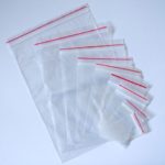 Zip bag (bank bag type) - 25x25mm (100 packets)
