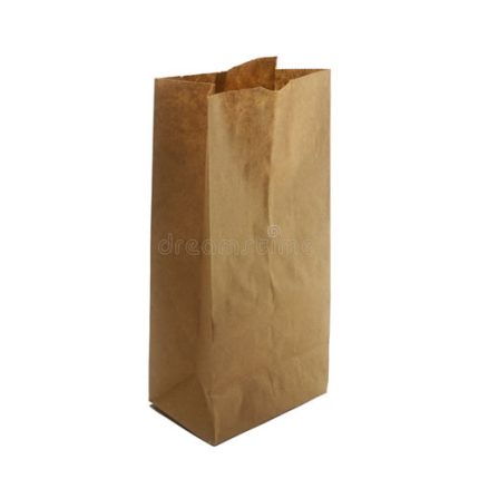 Checkout brown paper bag