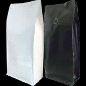 Transparent Plastic Bag with Paper Shreddings, Stock image