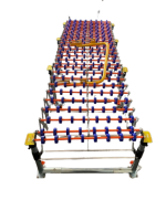 Conveyers-  Stretch (no motor) (600mm wide x 1m-4.5m) Model: A2 DUFFY 1400 RED/BLUE