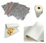 Greaseproof sheets and Kitchen Greaseproof rolls - printed 1 or 2 colour (made to order)