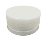 Cap 45mm flat (clear/white)