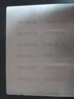 Plate -For Pad printer  (Etching)