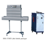 Steam label shrink machine DSS-1538D + Steam tunnel (9kw) general range ( W: 160mm x  H 350mm)