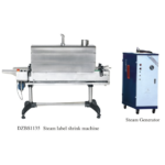 Steam label shrink machine DZBS1135 + Steam tunnel (9kw) general range ( W: 110mm x  H 350mm) * High range
