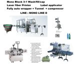 Water Bottling:  MONO-3 in 1 ( 4000 bph)  14-12-5 (LINE MONO:D)