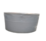 Plastic tubing: 140mm width x 40mic (recycled/clear)