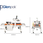 DFXC4030CI Carton Sealer with Side Labelling