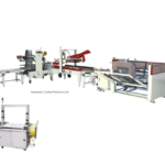 Automatic Carton Packing Line - Auto fold / H - Tape / Auto Strapping