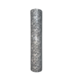 Gift and Present Wrapping paper (500mm) Party (Black on white twirl ) * 50m roll * - Image 2