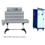Steam label shrink machine DSS-1538B + Steam tunnel (9kw) general range ( W: 150mm x  H 380mm)
