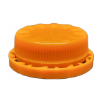 Juice Cap/Lid  38mm diameter, Rachet 6g (Orange)