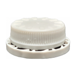 Juice Cap/Lid  38mm diameter, Rachet 6g (White)