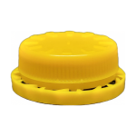 Juice Cap/Lid  38mm diameter, Rachet 6g (Yellow)
