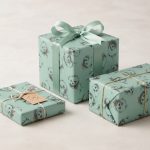 Giftwrap and Present Wrapping paper (500mm Width x 50m Length) Baby shower Teddy / Party wrap (Black and Green) * 50m roll