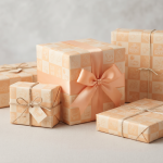 Giftwrap and Present Wrapping paper (500mm Width x 50m Length) Baby shower / Party wrap (Yellow and Orange) * 50m roll